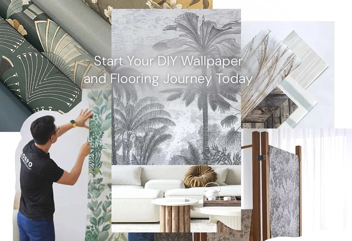 start your diy wallpaper